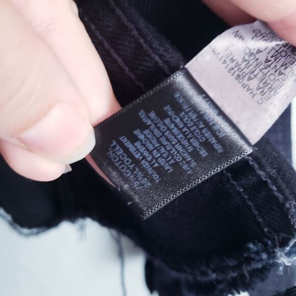 Sanctuary Black Studded Denim Jacket - Picture 7 of 8